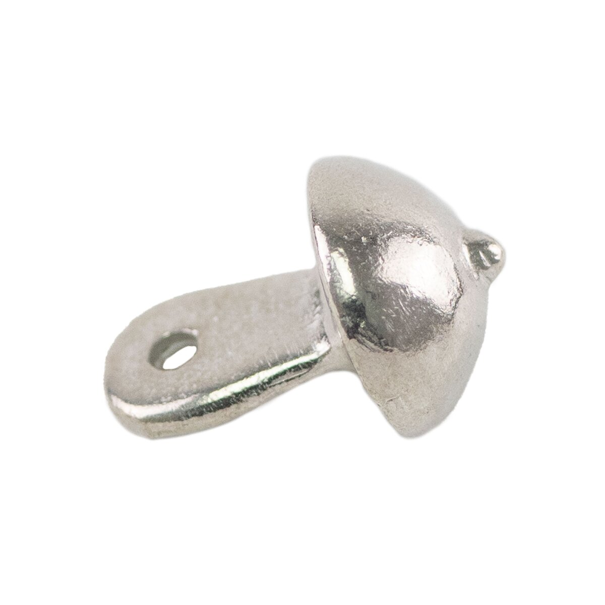 Pewter button mushroom shape