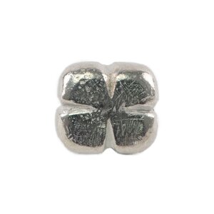 Pewter button shamrock