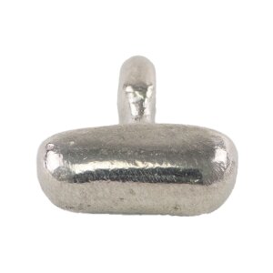 Button hammer shape made of pewter