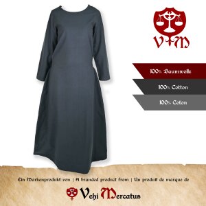 Classic medieval dress or underdress blue "Amalie"