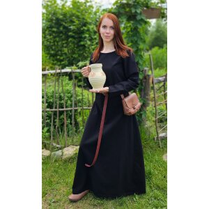 Classic medieval dress or underdress in black...