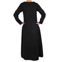 Klassisches Mittelalter Kleid oder Unterkleid schwarz "Amalie"