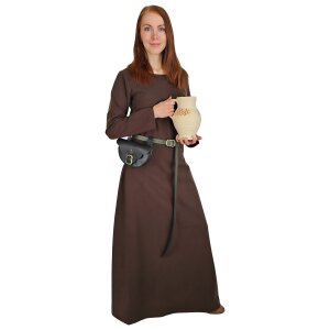Klassisches Mittelalter Kleid oder Unterkleid braun "Amalie"