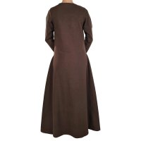 Klassisches Mittelalter Kleid oder Unterkleid braun "Amalie"