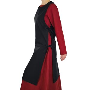 Klassisches Wikinger Überkleid schwarz "Lykke"