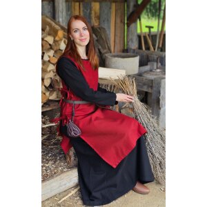 Klassisches Wikinger Überkleid rot "Lykke"