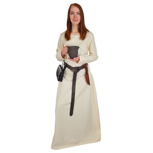 Klassisches Mittelalter Kleid oder Unterkleid Natur "Amalie"