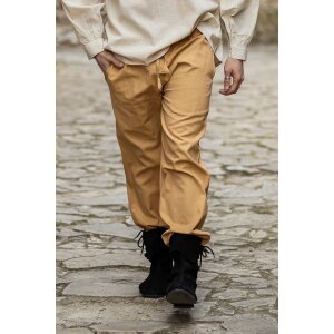 Medieval trousers with waistband honey brown...