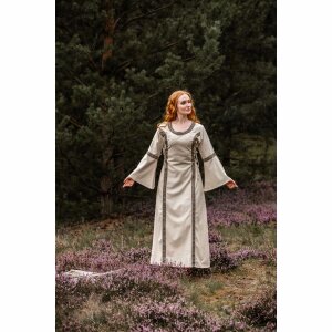 Robe médiévale en coton naturel "Angie