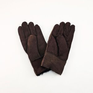 Remaining stock: Genuine lambskin finger gloves dark...