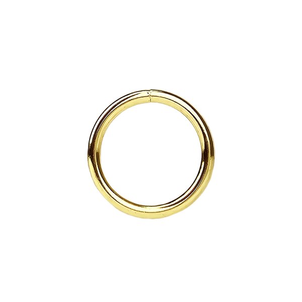 O-Ring, Ring aus Stahl 30mm, vermessingt (Riemenverteiler)