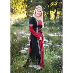 Fantasy medieval dress red-black "Eleanor"