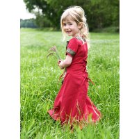 Kinder Fantasy-Mittelalterkleid rot-schwarz "Eleanor"