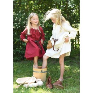 Kinder Mittelalterkleid, Unterkleid Ana, natur, Gr. 146, B-WARE