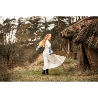 Mittelalter Kleid Natur/Blau „Dorothea“