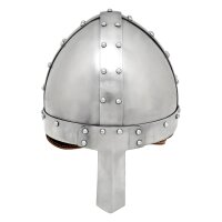 mittelalterlicher Normannischer Nasen-Stahlhelm mit Ledereinlage 16 Gauge (1,6 mm)