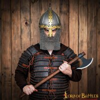 10. Jahrhundert Wikinger Varangian Rus Slav Gnezdovo Helm mit unvernieteter Kettenbrünne 16 Gauge (1,6 mm)