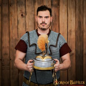 Römischer Zenturio Stahlhelm mit Futter