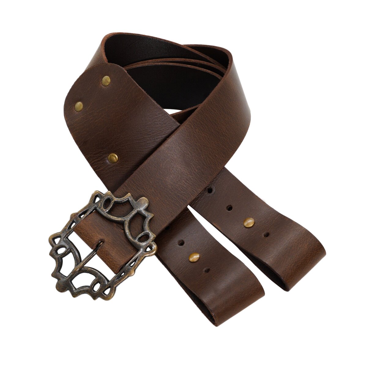 Pirates Leather Baldric Sword Hanging Belt for LARP and...