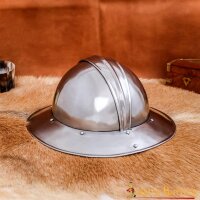 mittelalterliche Infanterie Kessel Hut oder Eisenhut Stahlhelm