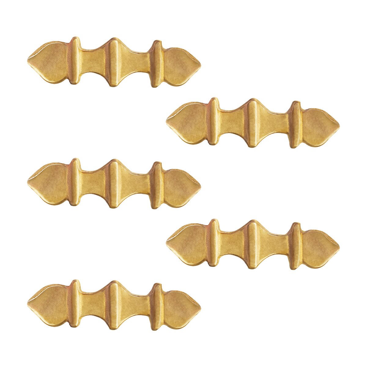 Pure Solid Brass Elite Belt Mounts Set of 5 Functional...