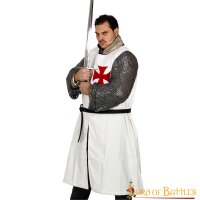 mittelalterlicher Ritter Templer Wappenrock Baumwoll Tabard