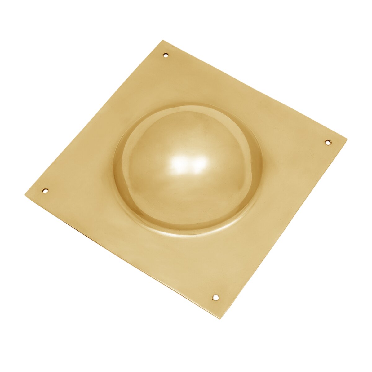 Roman Square Umbo Pure Solid Brass Shield Boss