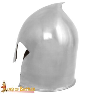 Elfenkrieger Helm mit Lederfutter 16 Gauge (1,6 mm)