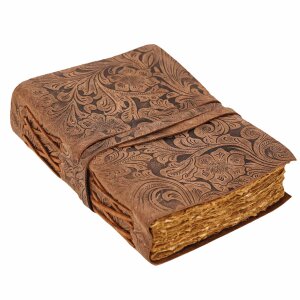 Gorgeous Fantasy Journal Handcrafted Genuine Leather...