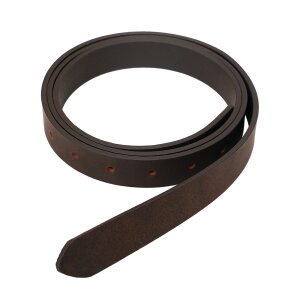 Handgefertigter Einfacher DIY Ledergürtel 2,5 cm breit Braun