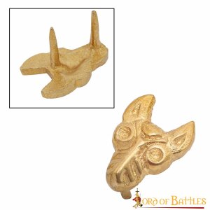 Celtic Wolf Solid Brass Decorations Set of 5