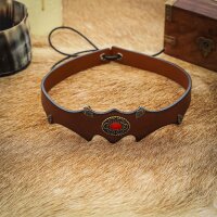 Leder Stirnband Tiara