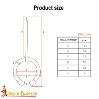 Kleine Fibeln für Wadenwickel oder als Fürspann aus Edelstahl mit Gerollten Enden 3,5 cm