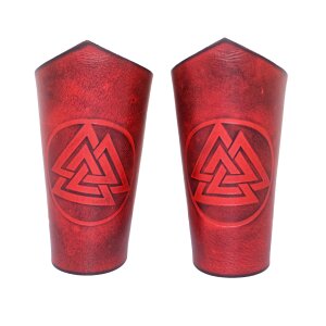 Armschienen oder Armstulpen Wikinger-Valknut-Design