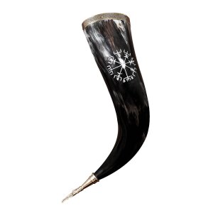 Medieval Viking Drinking Horn Genuine Ox Horn with...