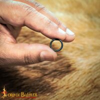 Lose Ringe Kettenringe aus Stahl, unvernietete Rundringe, ID 10 mm, Stärke 16 Gauge (1,6 mm)