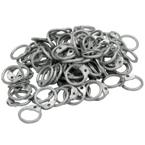 Aluminium Loose Rings, Round Rings with Dome Rivets, 10...