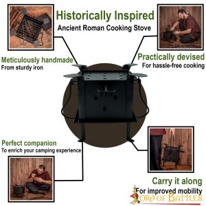 Replik eines Römischen Kochherds