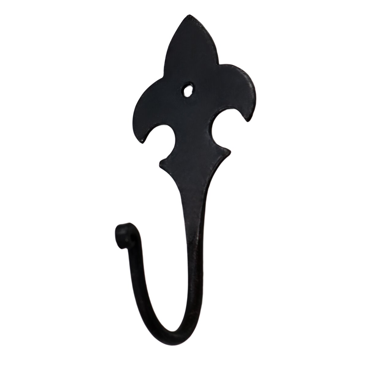 Fleur de Lis Hand Forged Vintage Wall Hook