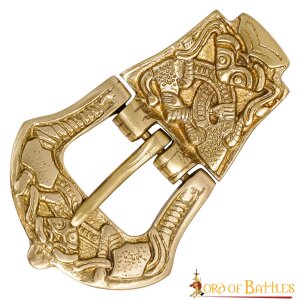Viking Belt Buckle Celtic Design Pure Brass Belt Accessory