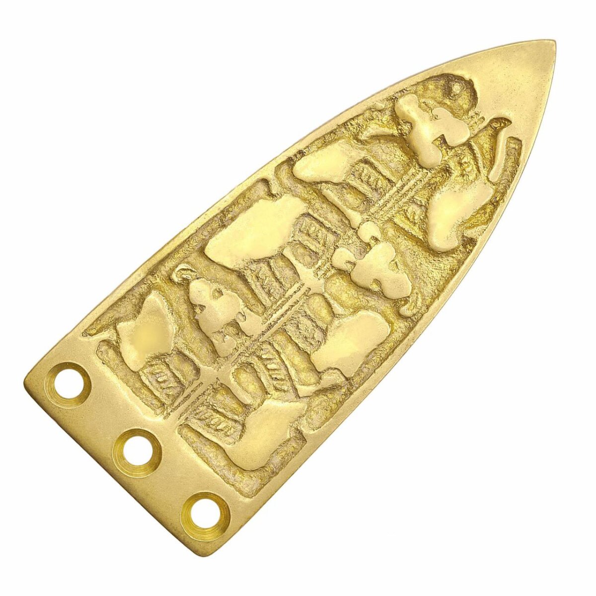 Engraved Viking Serpent Medieval Belt End Chape Pure...