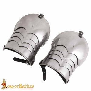 Medieval Knightly Spaulders Functional Shoulder Armor 16...
