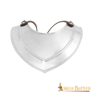 Einfacher Gorget Plattenkragen oder Halsberge 18 Gauge (1,3 mm)