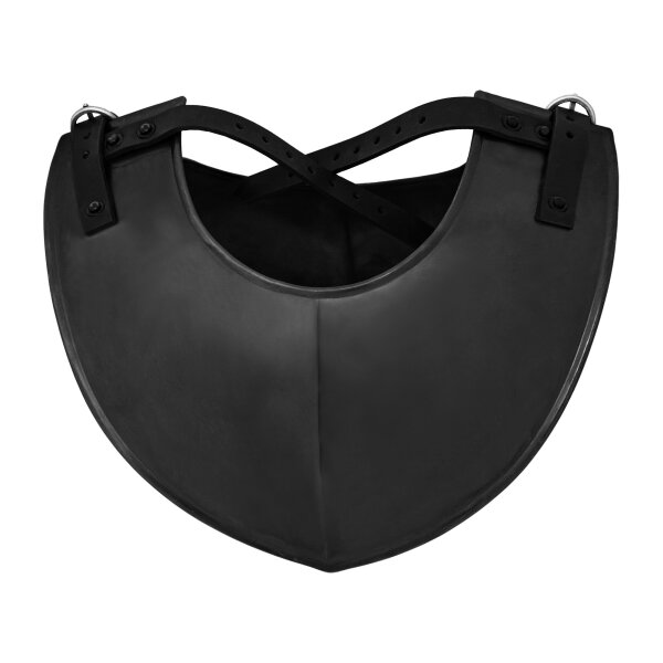 mittelalterlicher Gorget Halsberge, Schwarz