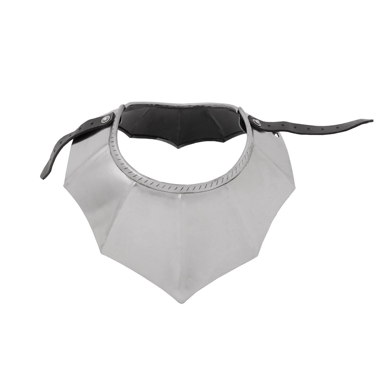 Gothic Knight Gorget with fluting and roped design edges...