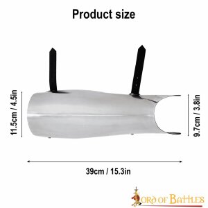 Spätmittelalterliche Ritterliche Stahlschienen oder Beinpanzer