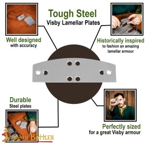 Visby Lamellenplatten Stahlplatten Für dein Eigenbau von Lamellenrüstungen
