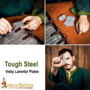 Visby Lamellenplatten Stahlplatten Für dein Eigenbau von Lamellenrüstungen