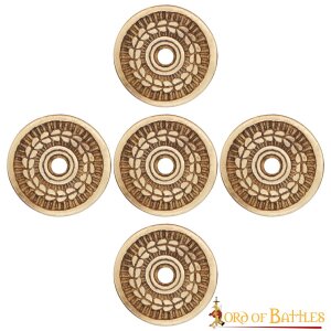 Pure Solid Brass Wreaths Set of 5 Adornments Leather and...