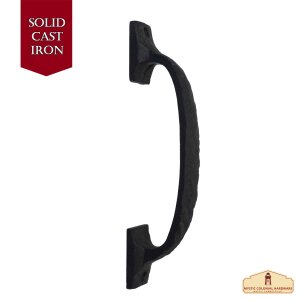 Türgriff oder Truhengriff Im mittelalterlichen Stil aus Eisen 17.7 cm